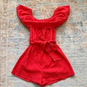 NWT Karlie Off the Shoulder Romper